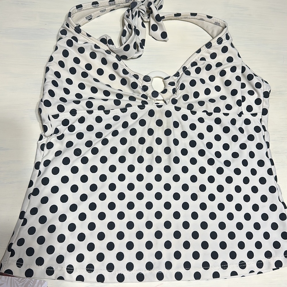 Athena polka dot takini halter